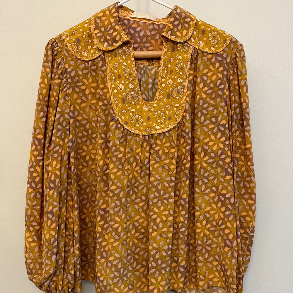 Ulla Johnson Dimi Wrap Skirt and Silk Blouse, sold as set or separately